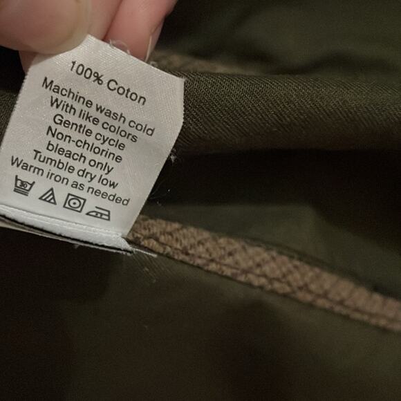 J Crew waxed twill jacket Olive green - Picture 10 of 11